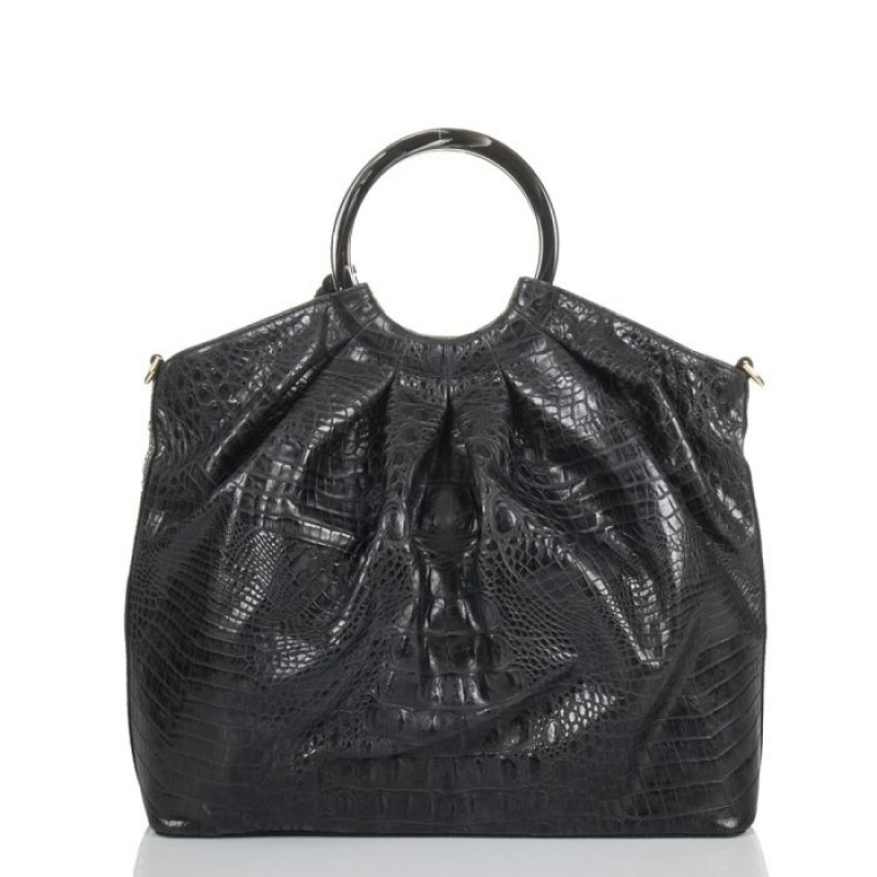 Women's Brahmin Renata Tote Bags Black | UXRB8391