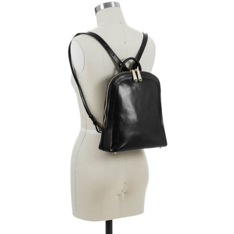 Women's Brahmin Rosemary Backpacks Black | VGVV7849