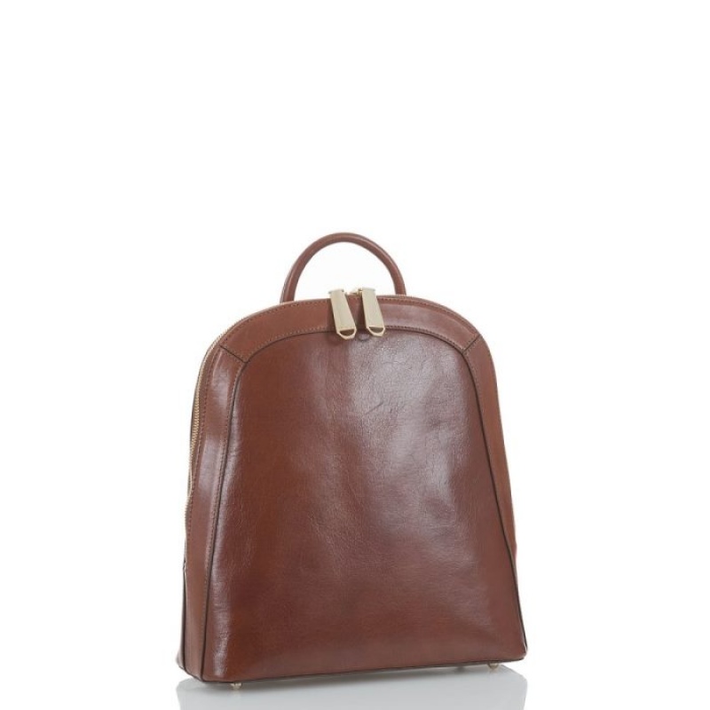 Women's Brahmin Rosemary Backpacks Brown | LPCP6527