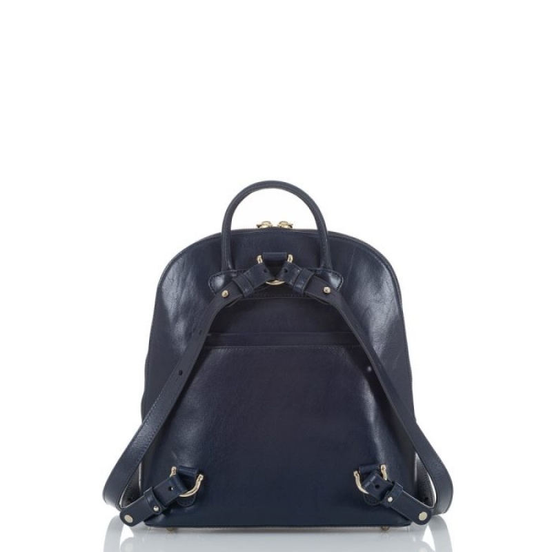 Women's Brahmin Rosemary Backpacks Navy | NJXM2135