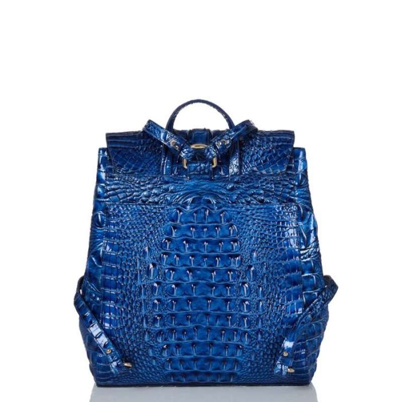 Women's Brahmin Sadie Backpacks Blue | UCOF3671