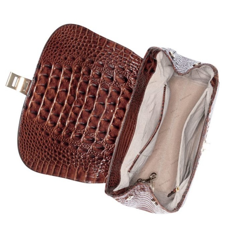 Women's Brahmin Sadie Backpacks Pecan Melbourne | SECN3005