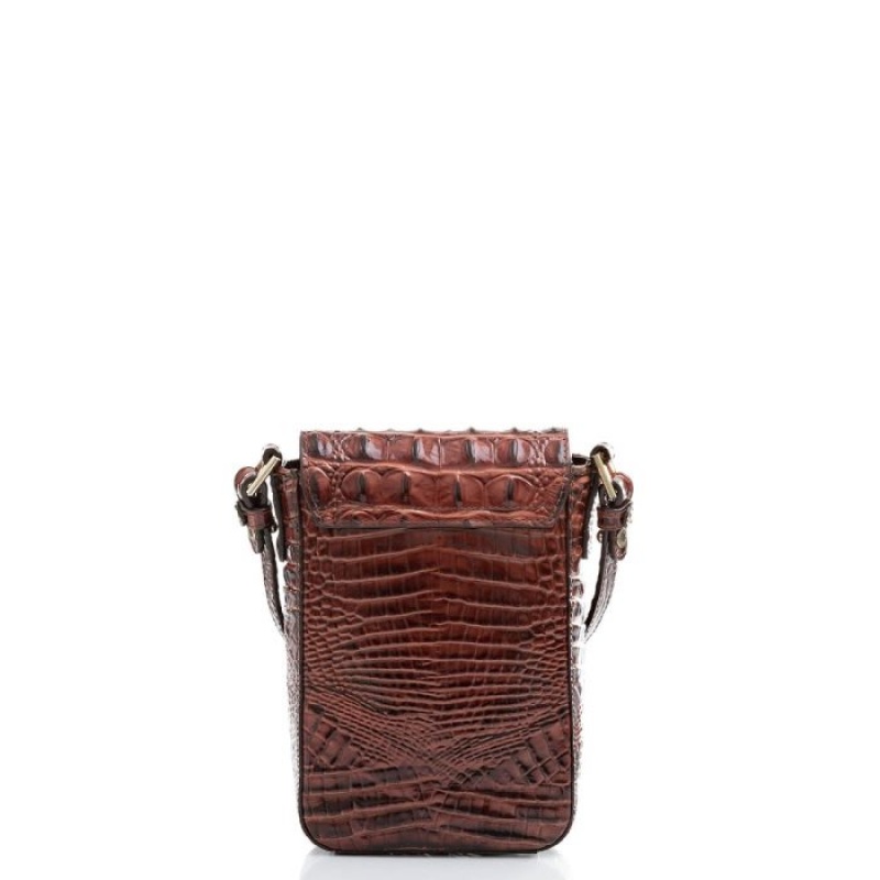 Women's Brahmin Sasha Crossbody Bags Pecan Melbourne | NTAP3376