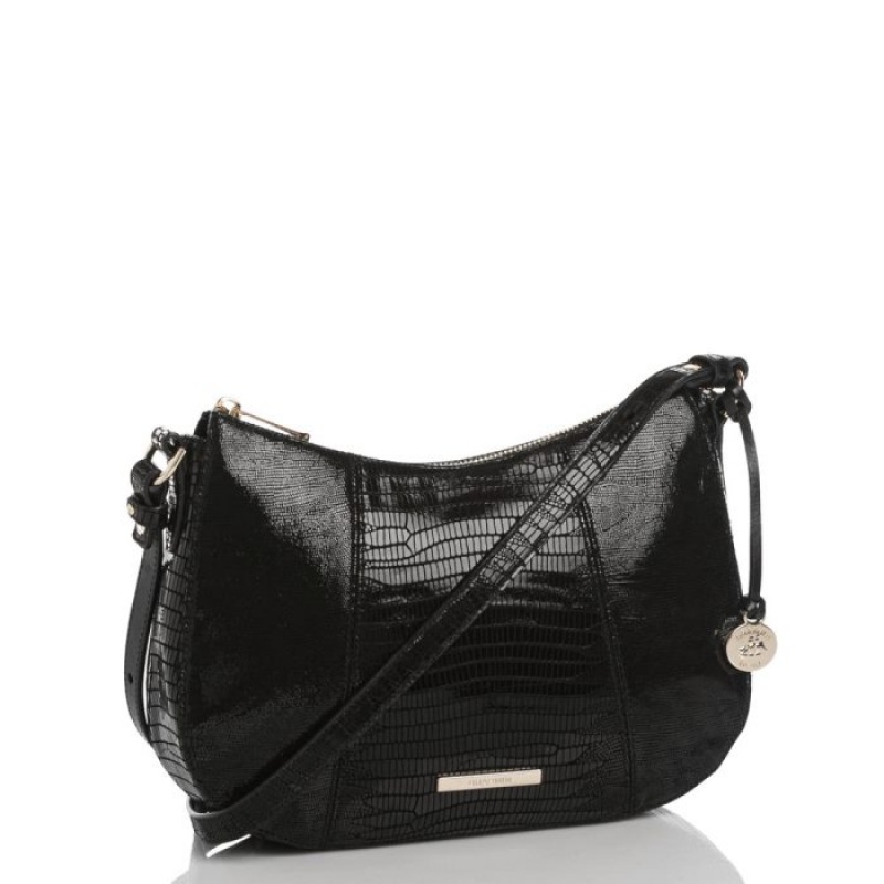 Women's Brahmin Shayna Crossbody Bags Black | OGRA2245