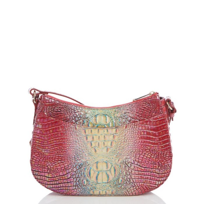 Women's Brahmin Shayna Crossbody Bags Dragonfruit Ombre Mini Melbourne | NNFK7399