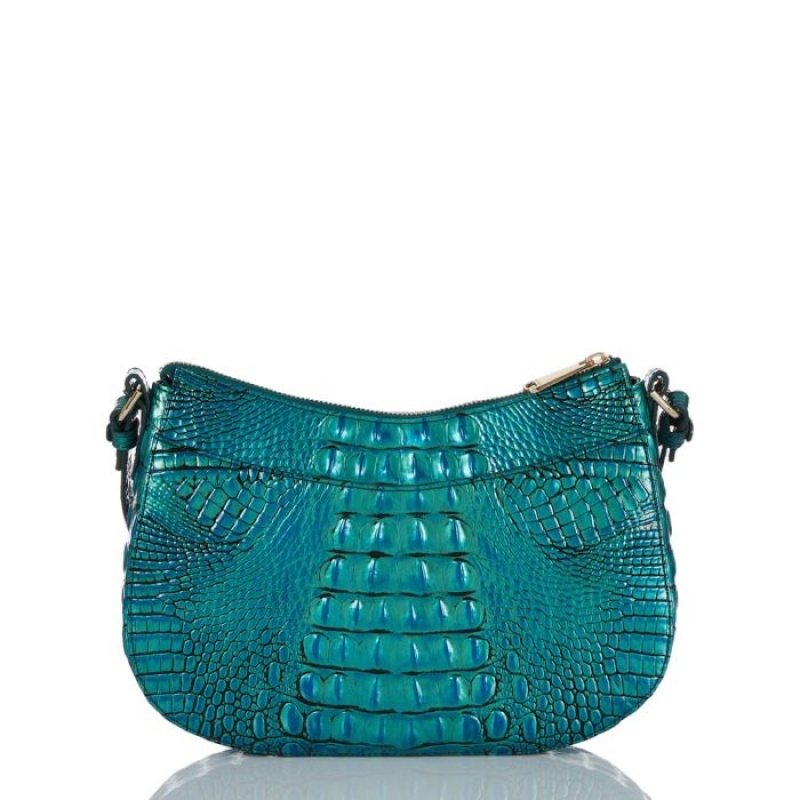 Women's Brahmin Shayna Crossbody Bags Peacock | YYTL2830