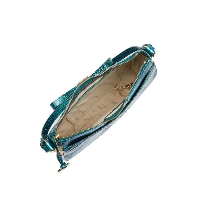 Women's Brahmin Shayna Crossbody Bags Peacock | YYTL2830