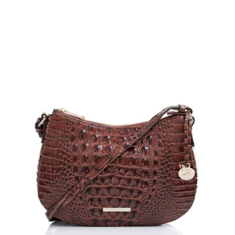 Women\'s Brahmin Shayna Crossbody Bags Pecan Melbourne | LFNN3666