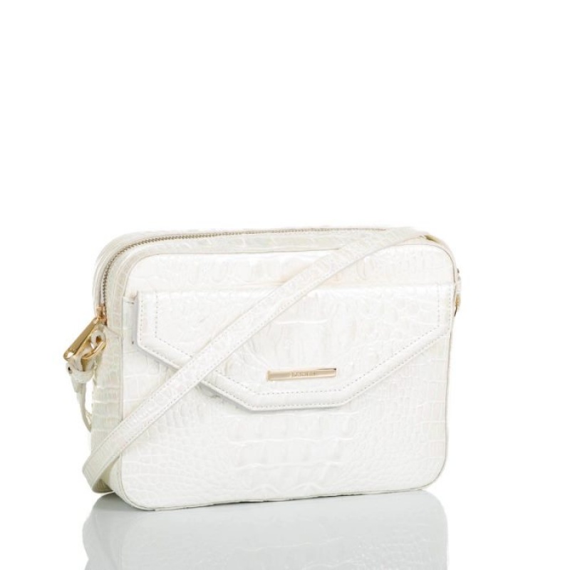 Women's Brahmin Shea Crossbody Bags Milk Melbourne | QMFS1999