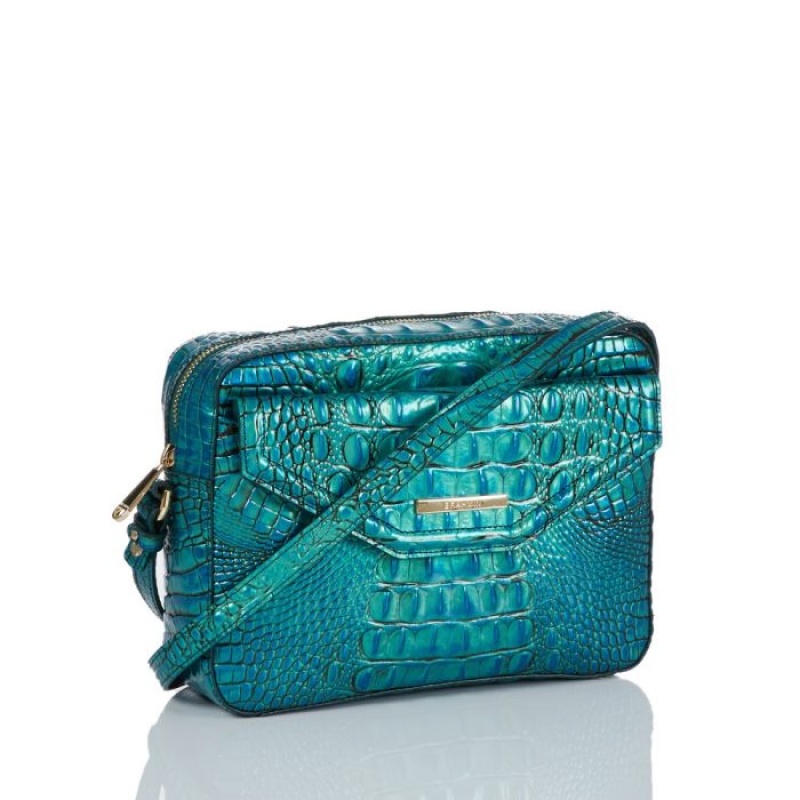 Women's Brahmin Shea Crossbody Bags Peacock | COKX0192