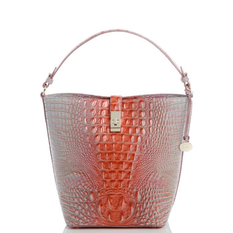 Women\'s Brahmin Shira Bucket Bags Flirty Ombre Melbourne | PQFJ1371