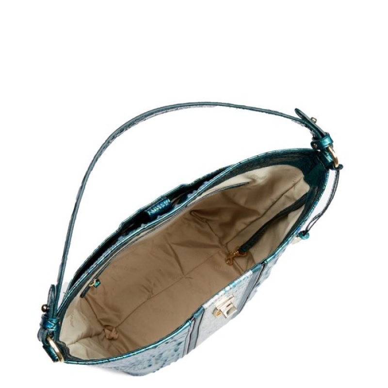 Women's Brahmin Shira Bucket Bags Peacock | EDWN9040