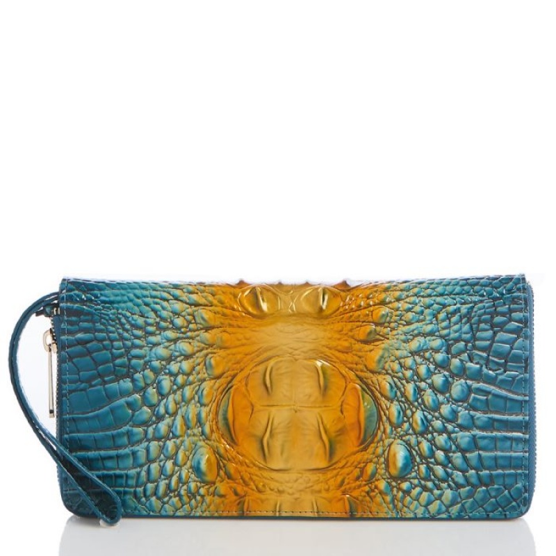 Women\'s Brahmin Skyler Wallets Bermuda Ombre Melbourne | WXNC7856