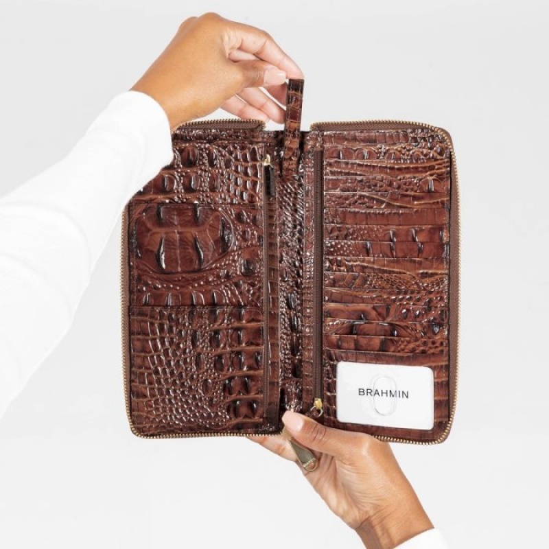 Women's Brahmin Skyler Wallets Celebrate Melbourne | KXQI9724