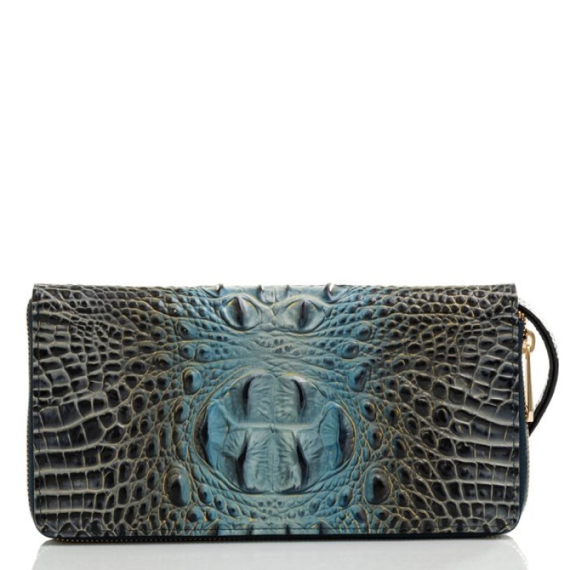 Women's Brahmin Skyler Wallets Grey | QQFW9422