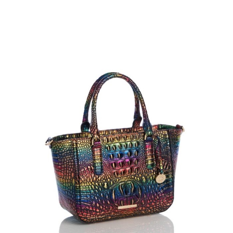 Women's Brahmin Small Ashlee Satchel Bags Technicolor Melbourne | MBBJ2885