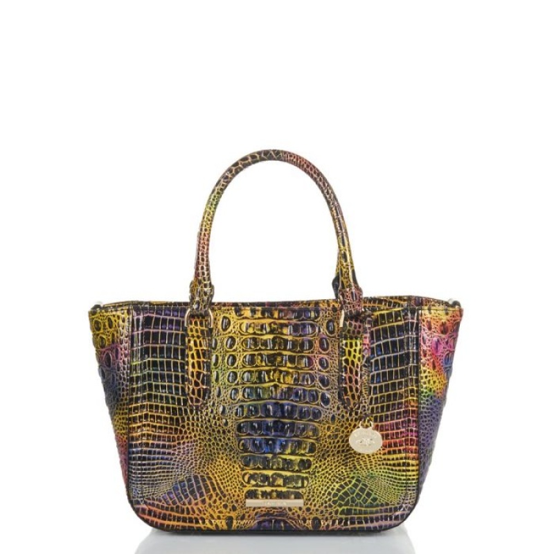 Women\'s Brahmin Small Ashlee Satchel Bags Neon Lights Mini Melbourne | MKOI3630