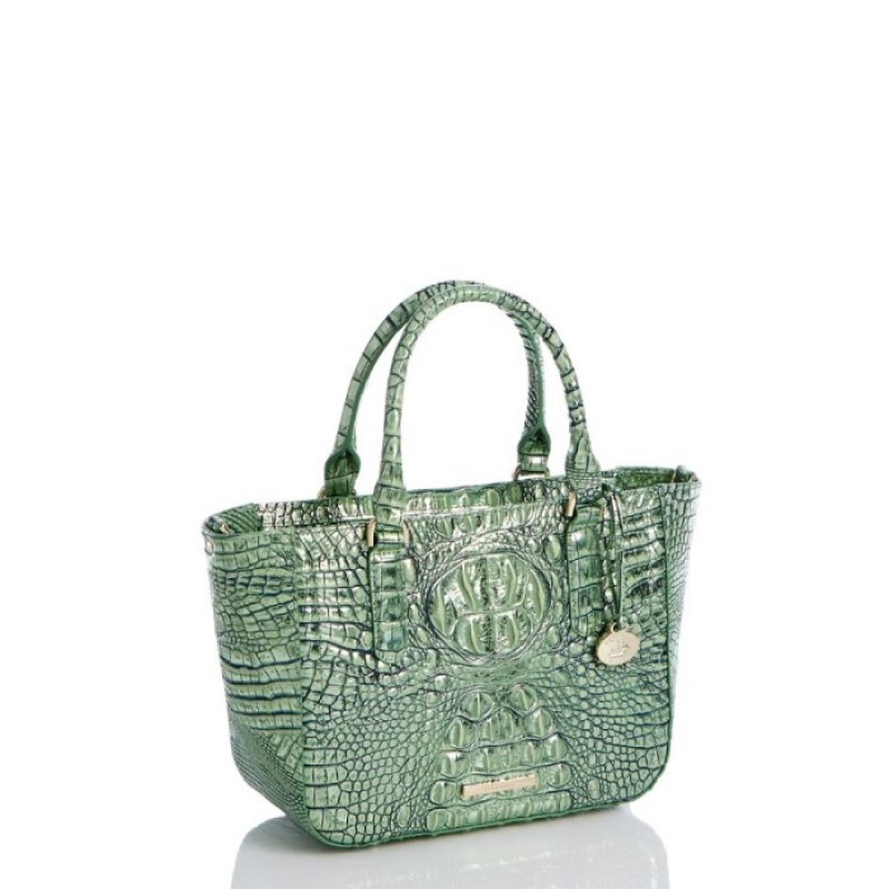 Women's Brahmin Small Ashlee Satchel Bags Agave Melbourne | QNZT1799