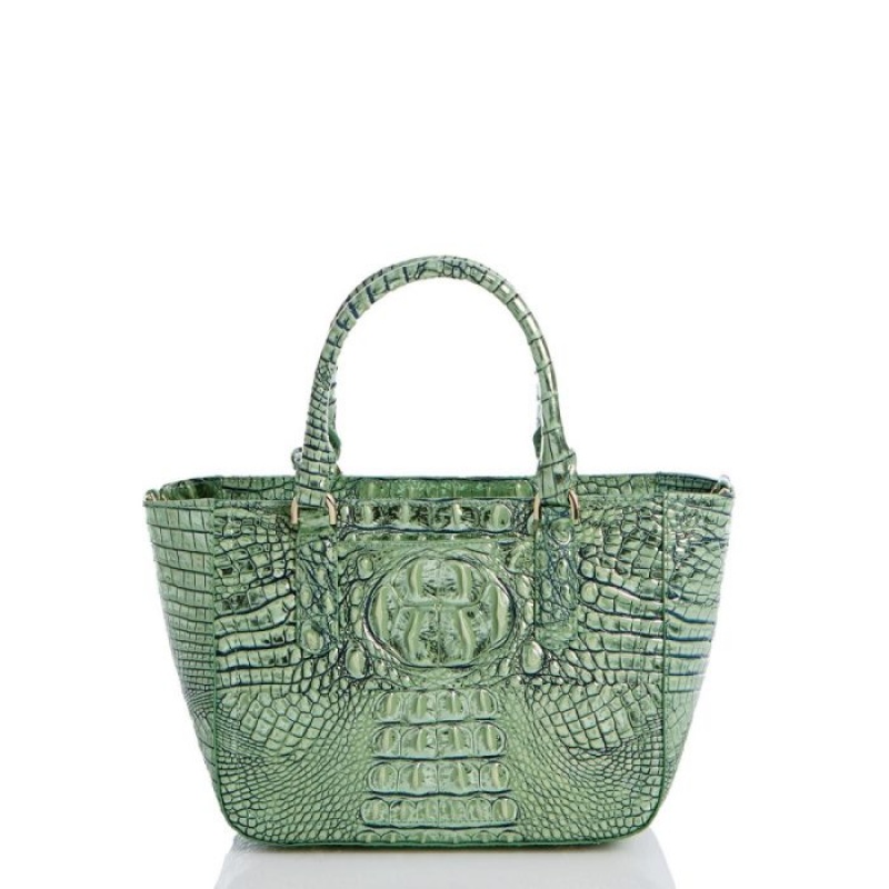 Women's Brahmin Small Ashlee Satchel Bags Agave Melbourne | QNZT1799