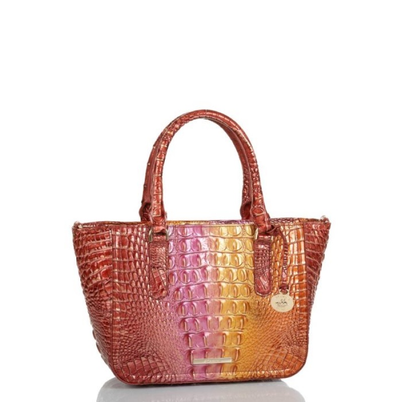 Women's Brahmin Small Ashlee Satchel Bags Glam Ombre Melbourne | ABXK8912