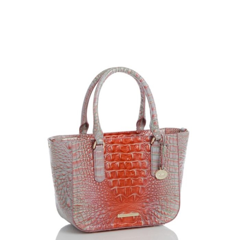 Women's Brahmin Small Ashlee Satchel Bags Flirty Ombre Melbourne | JKZB2323