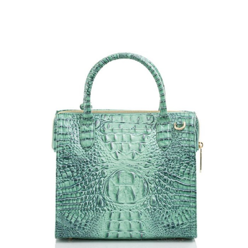 Women's Brahmin Small Caroline Satchel Bags Biscay Melbourne | BZCK7641