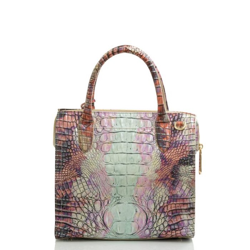 Women's Brahmin Small Caroline Satchel Bags Supernova Ombre Melbourne | MQYM9859