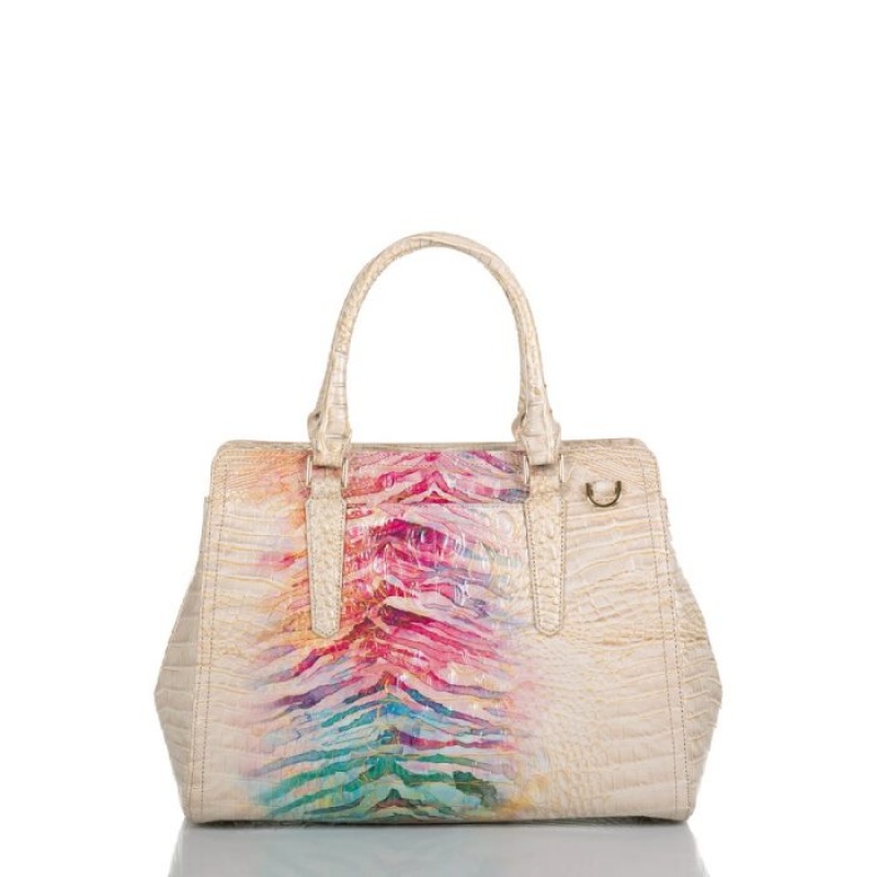 Women's Brahmin Small Finley Satchel Bags Entice Ombre Melbourne | DRLP1692