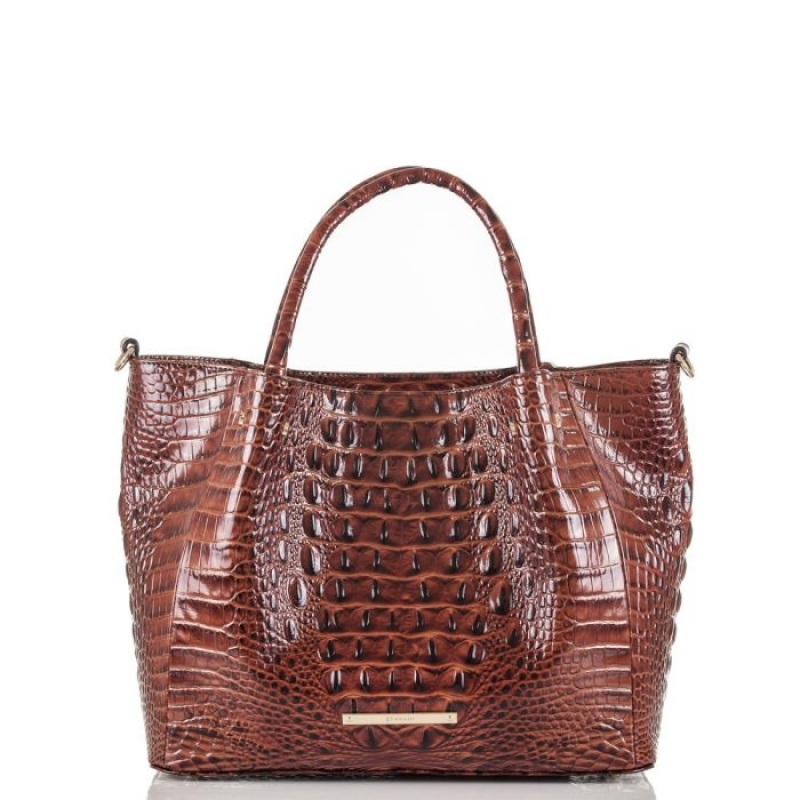 Women\'s Brahmin Small Mallory Satchel Bags Melbourne | TYBU4303