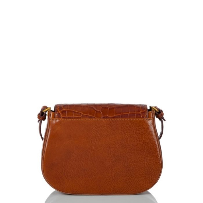 Women's Brahmin Small Nadine Crossbody Bags Butterscotch Laurence | GWUY6882