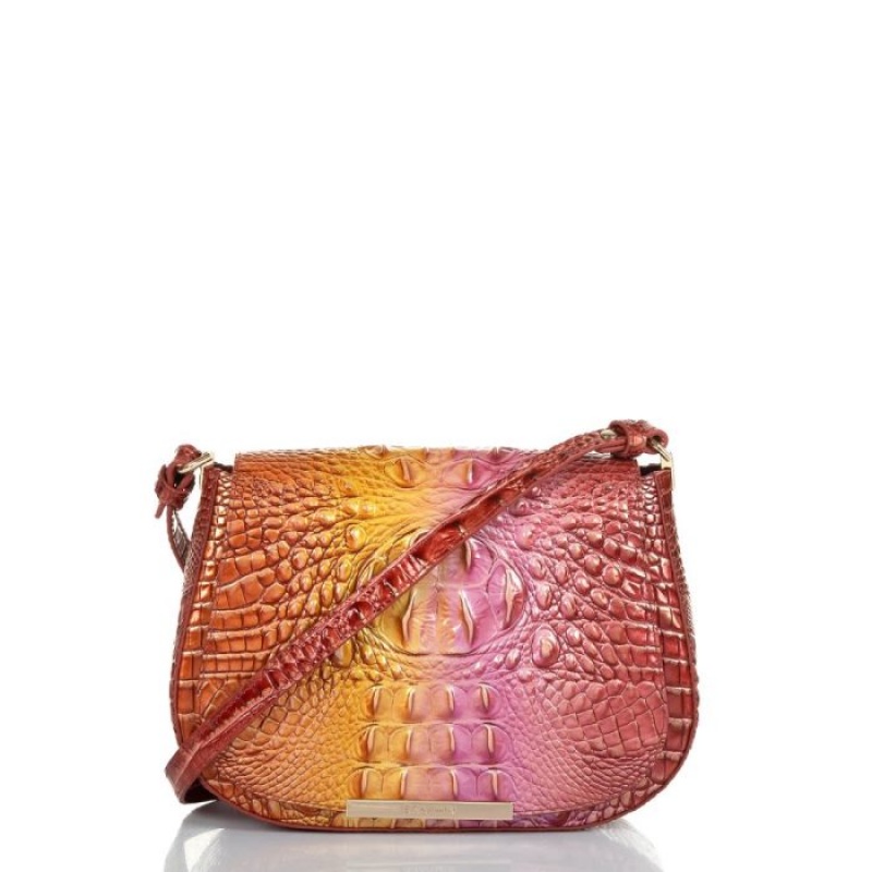 Women\'s Brahmin Small Nadine Crossbody Bags Glam Ombre Melbourne | NSUR1480