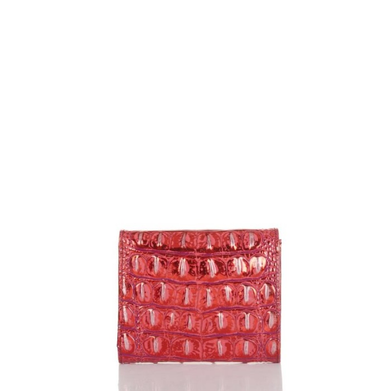 Women's Brahmin Small Veronica Wallets Red | BKTJ5200