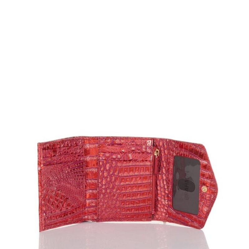 Women's Brahmin Small Veronica Wallets Red | BKTJ5200