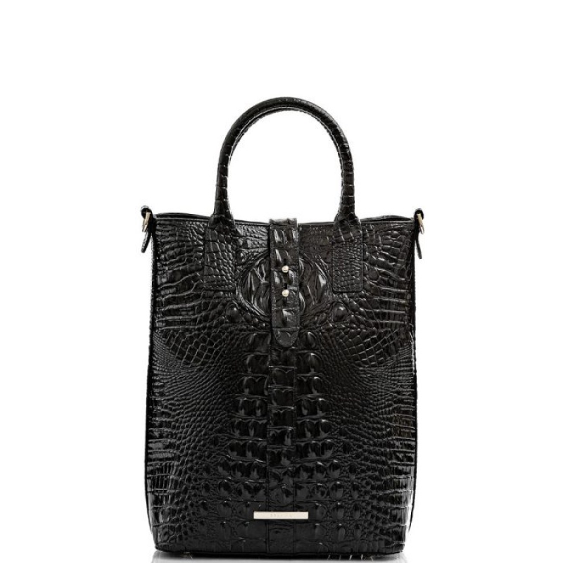 Women\'s Brahmin Sonoma Tote Bags Black | ZUXD4174