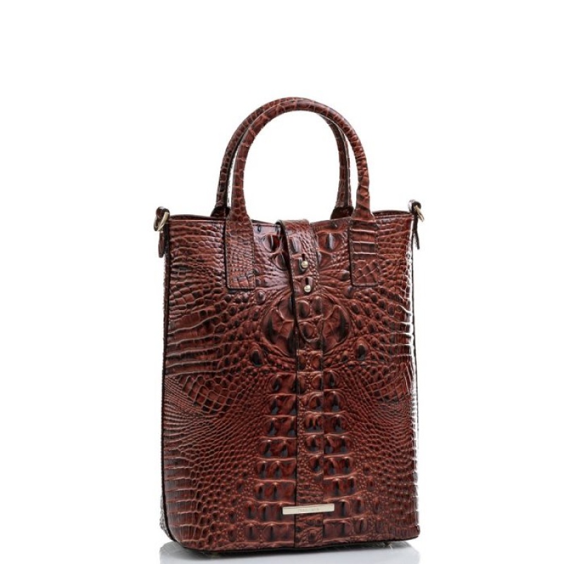 Women's Brahmin Sonoma Tote Bags Pecan Melbourne | XEEQ7075