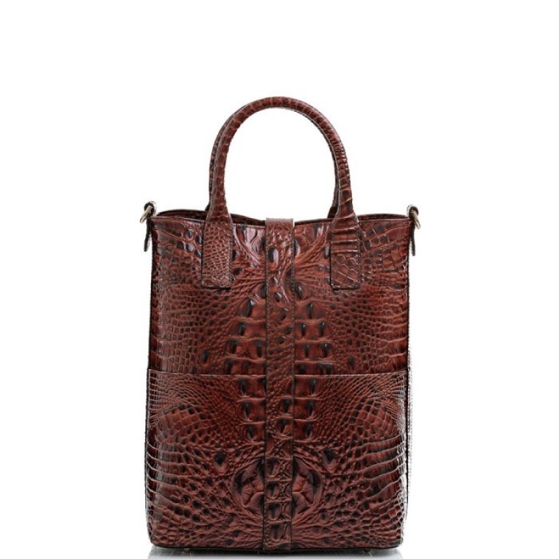 Women's Brahmin Sonoma Tote Bags Pecan Melbourne | XEEQ7075