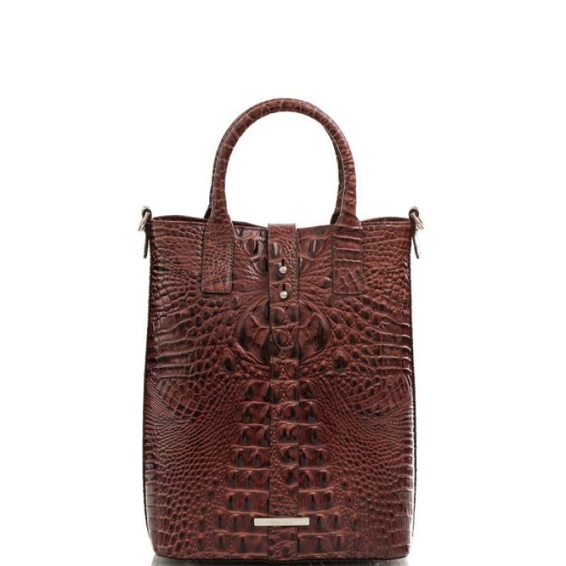 Women\'s Brahmin Sonoma Tote Bags Pecan Melbourne | XEEQ7075