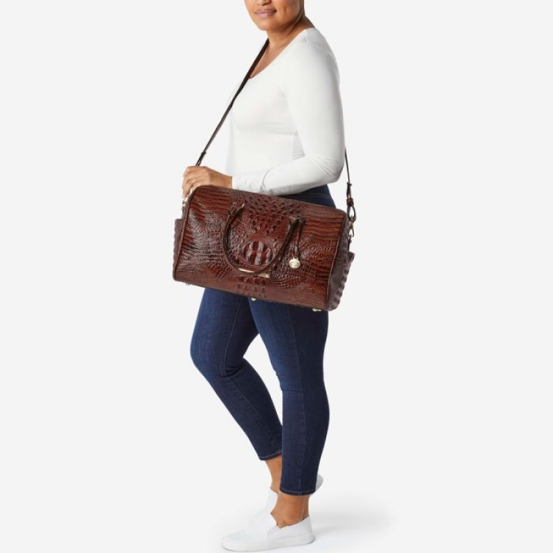 Women's Brahmin Spencer Travel Bags Optimism Melbourne | OVFK0702