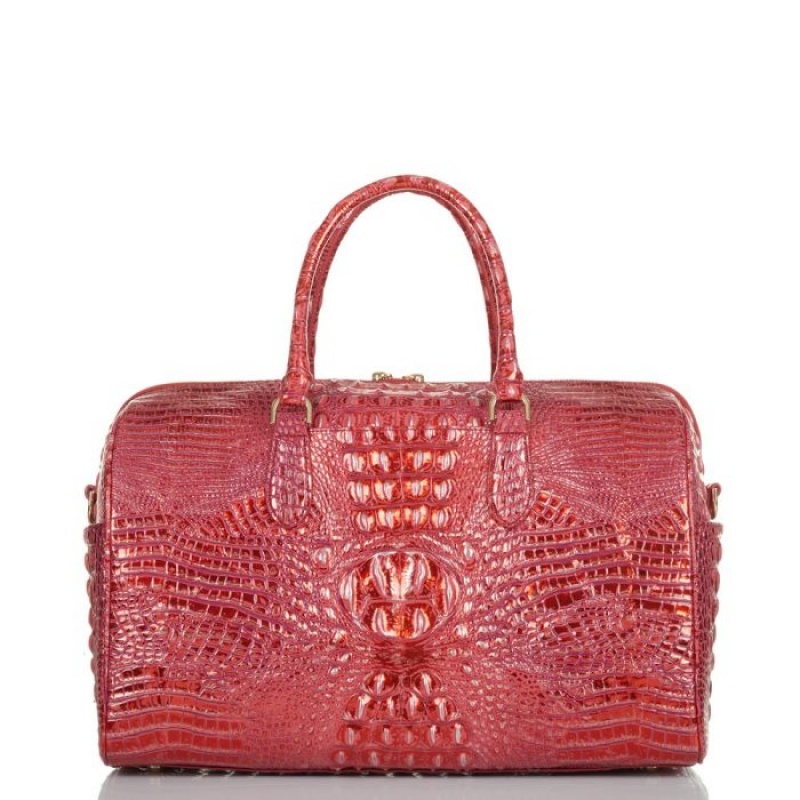 Women's Brahmin Spencer Travel Bags Red | UPUA3324