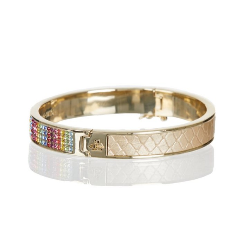 Women's Brahmin Split Crystal Bangle Jewelry Multicolor | KAHL6831