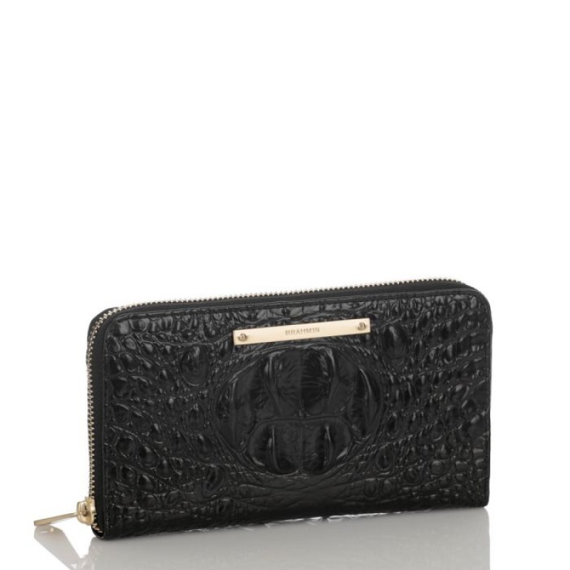 Women's Brahmin Suri Wallets Black | CWBA2519