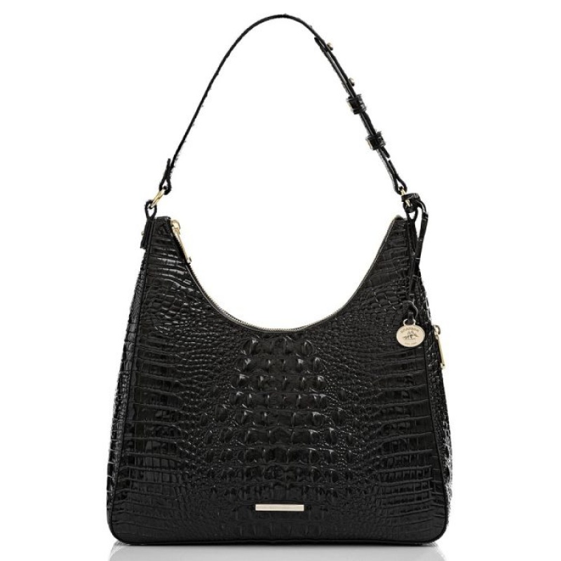 Women\'s Brahmin Tabitha Shoulder Bags Black | XHWL2189