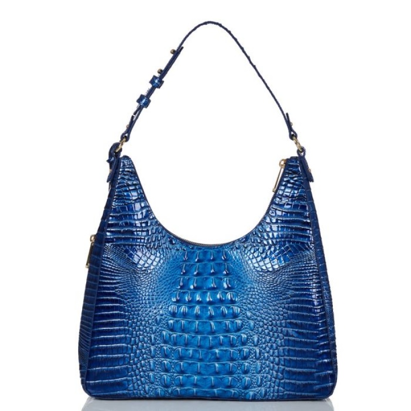 Women's Brahmin Tabitha Shoulder Bags Blue | IKXU4282