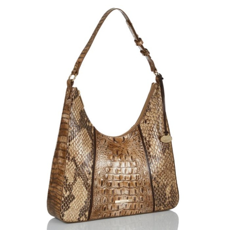 Women's Brahmin Tabitha Shoulder Bags Cashew Cooper | UCHT3143