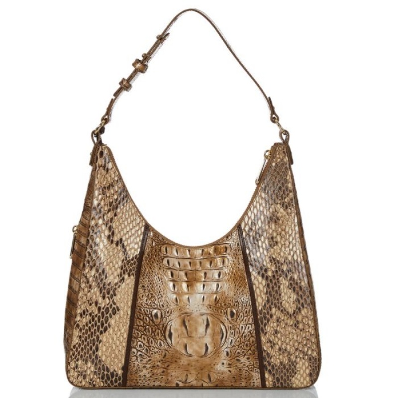 Women's Brahmin Tabitha Shoulder Bags Cashew Cooper | UCHT3143