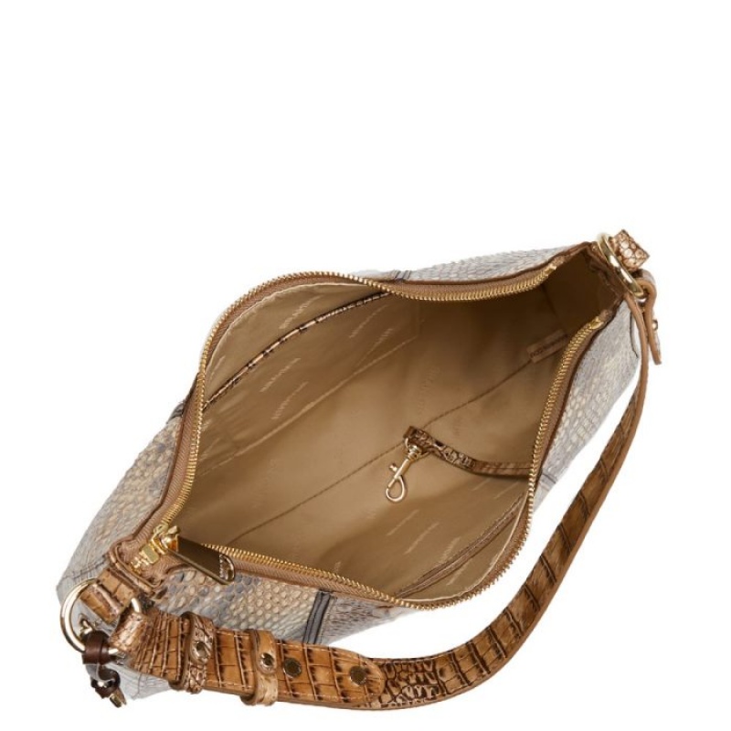 Women's Brahmin Tabitha Shoulder Bags Cashew Cooper | UCHT3143