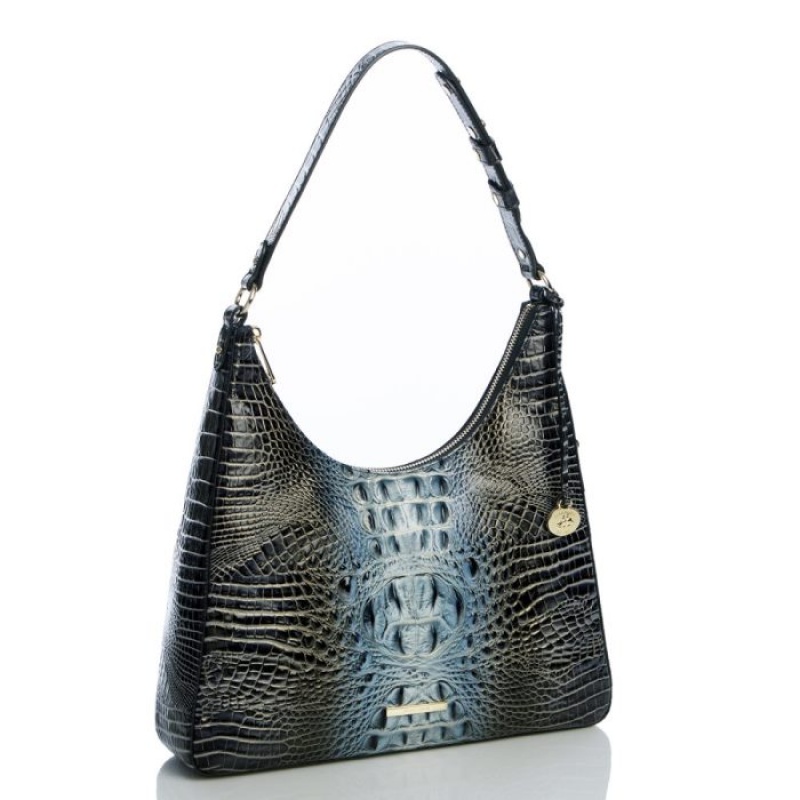 Women's Brahmin Tabitha Shoulder Bags Grey | VNIU7091