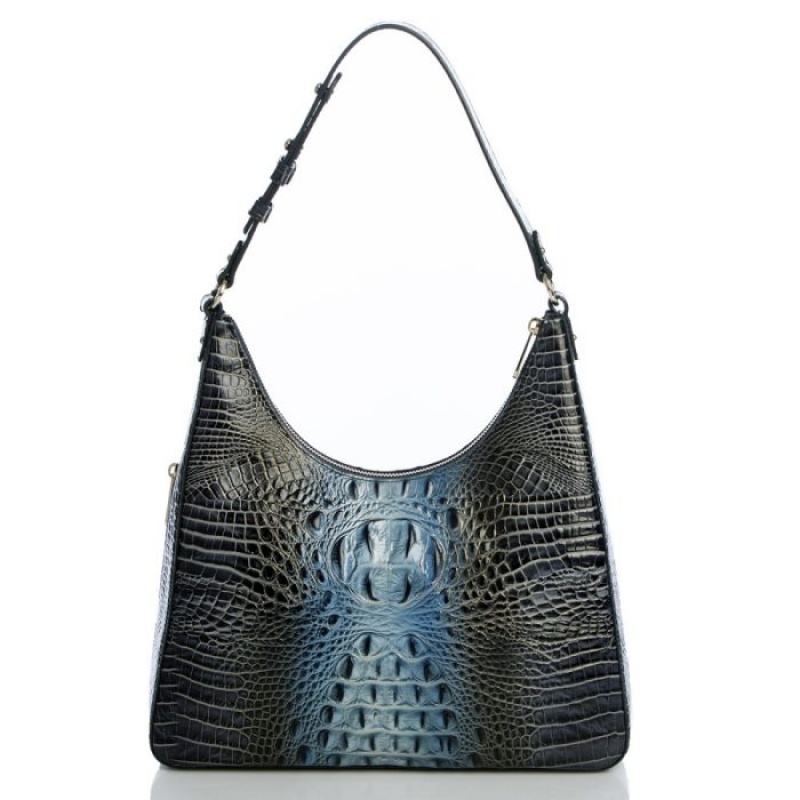 Women's Brahmin Tabitha Shoulder Bags Grey | VNIU7091