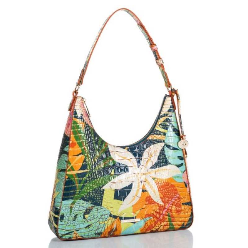 Women's Brahmin Tabitha Shoulder Bags Green | BJDZ0795