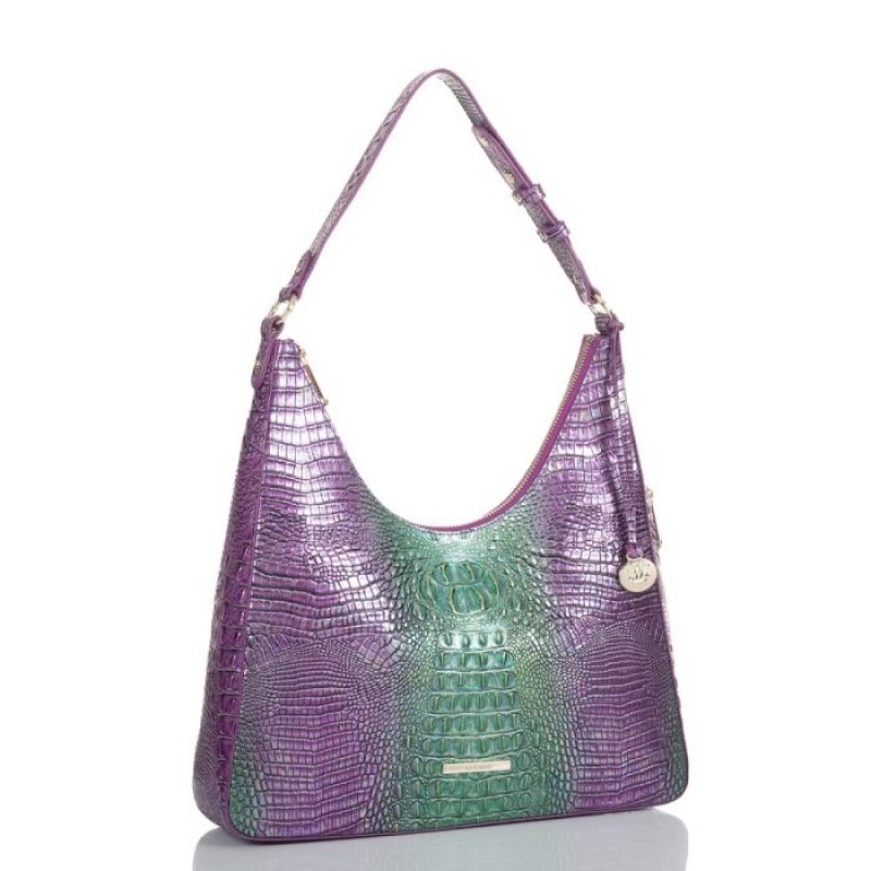 Women's Brahmin Tabitha Shoulder Bags Hyacinth Ombre Mini Melbourne | ODST1222